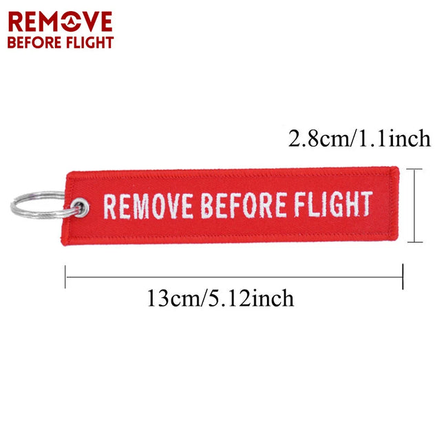 Flight Tag Keychain
