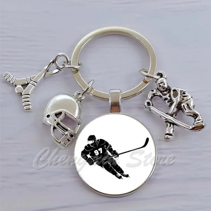 Hockey Keychain