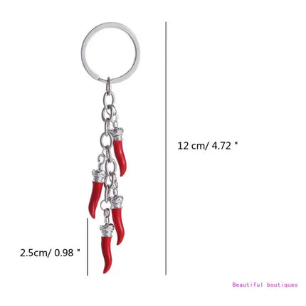 Italian Horn Keychain