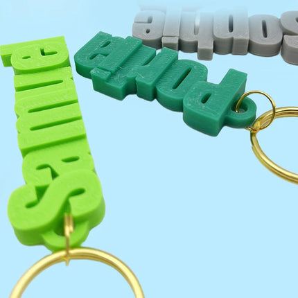 Keychain With Name Tag