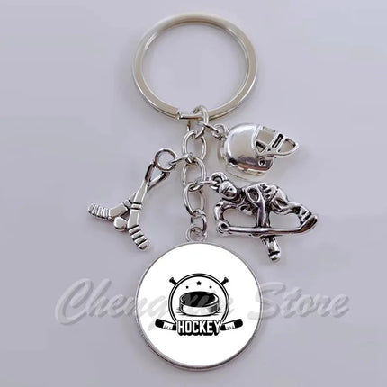 Hockey Keychain