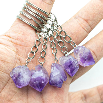 Amethyst Keychain