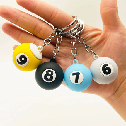 Pool Ball Keychain