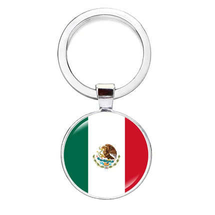 Mexican Flag Keychain