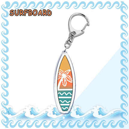 Surfing Keychain