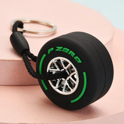 F1 Tire Keychain