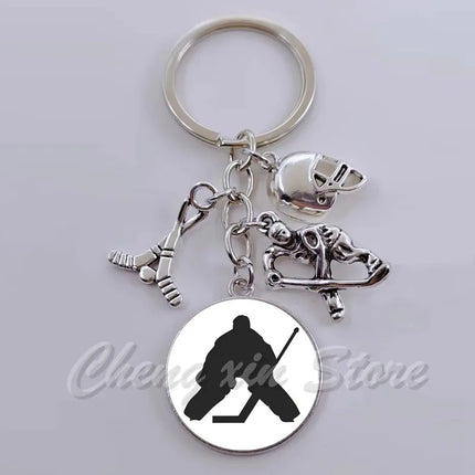 Hockey Keychain