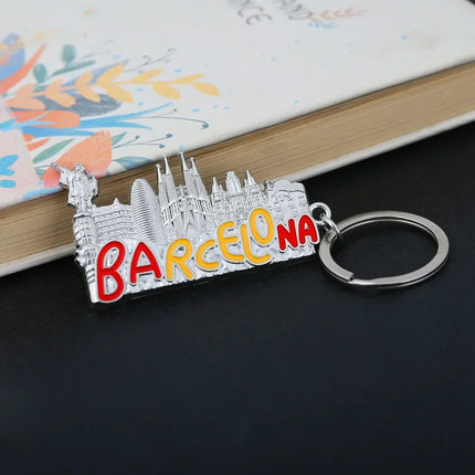 Barcelona Keychain