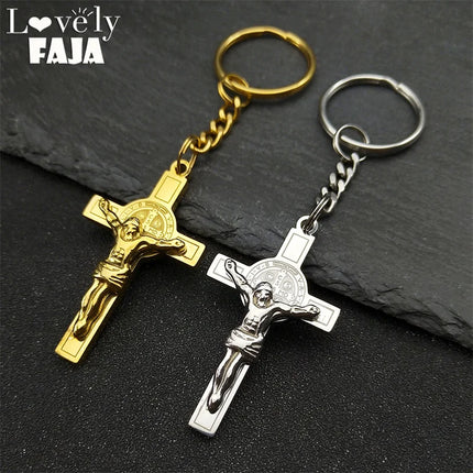 Crucifix Keychain