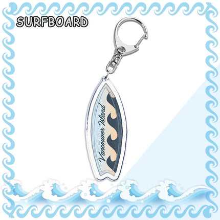 Surfing Keychain