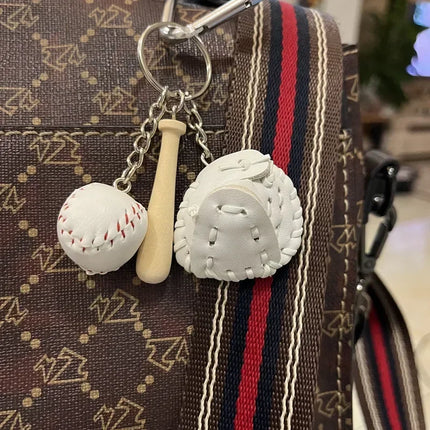 Personalized Baseball Keychain