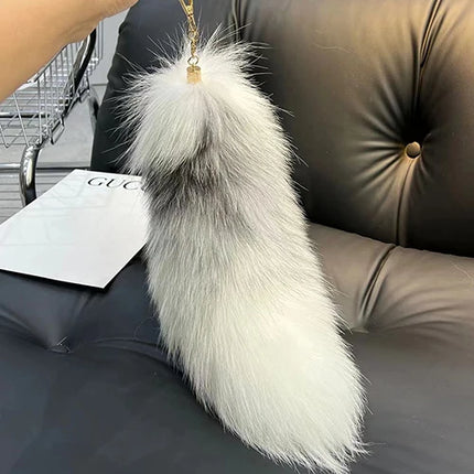 Fox Tail Keychain