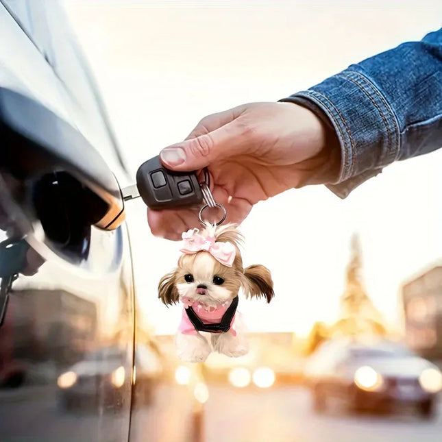 Shih Tzu Keychain