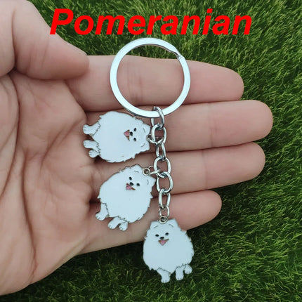 Pomeranian Keychain