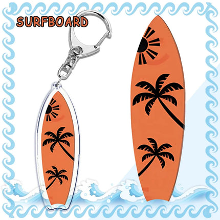 Surfing Keychain