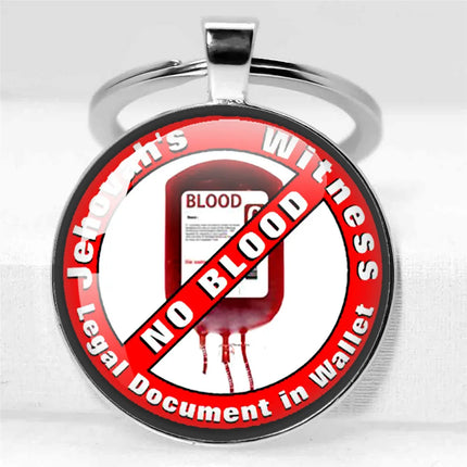 No Blood Keychain
