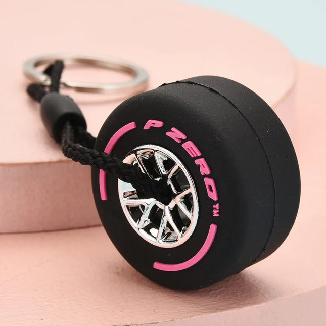 F1 Tire Keychain