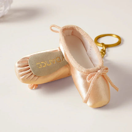 Pointe Shoe Keychain