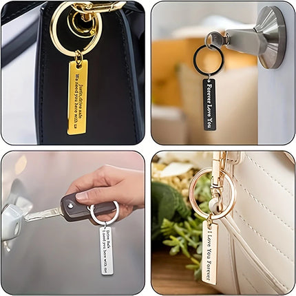 Coordinates Keychain