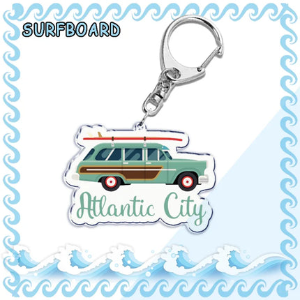 Surfing Keychain
