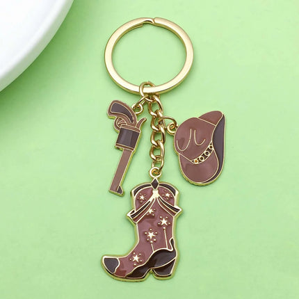 Cowboy Boot Keychain