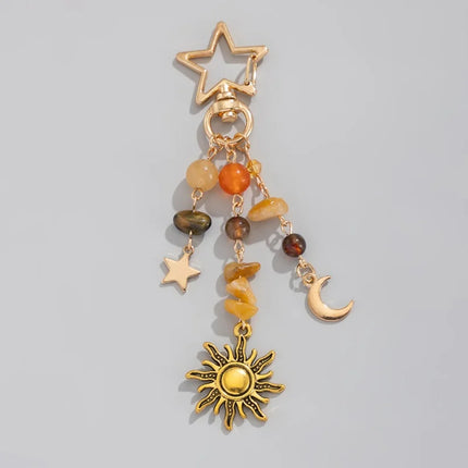 Sun And Moon Keychain