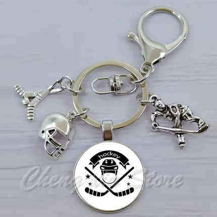 Hockey Keychain