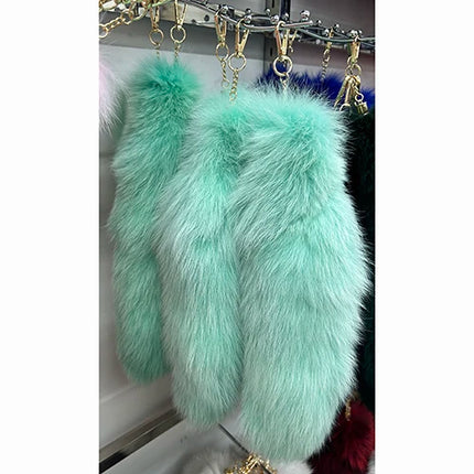 Fox Tail Keychain