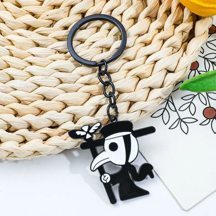 Plague Doctor Keychain