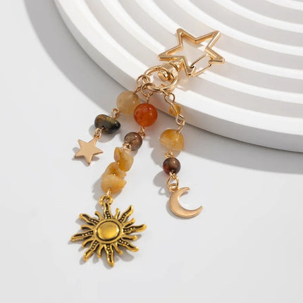 Sun And Moon Keychain