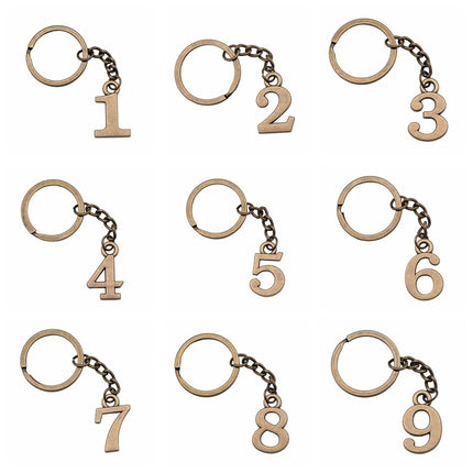 Number Keychain