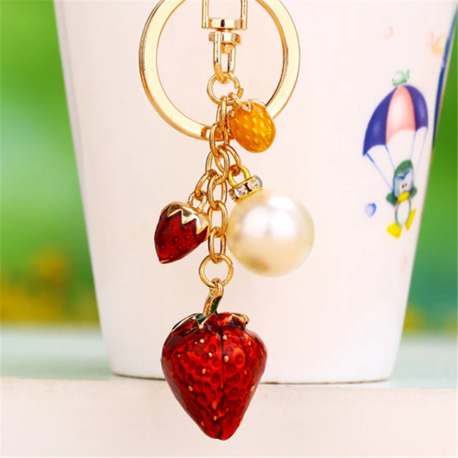 Strawberry Keychain