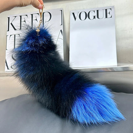 Fox Tail Keychain
