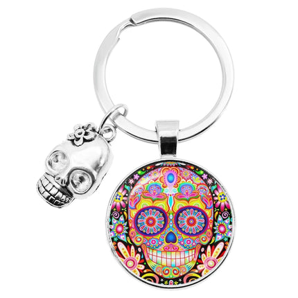 Sugar Skull Keychain