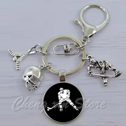 Hockey Keychain