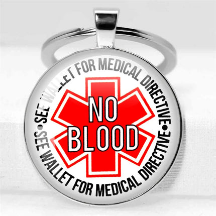 No Blood Keychain
