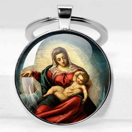 Virgin Mary Keychain