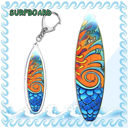 Surfing Keychain