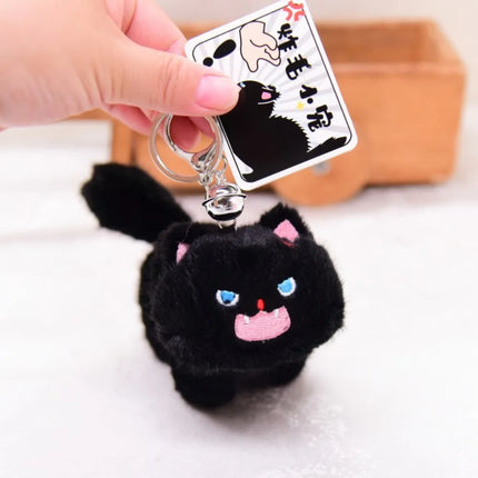 Plush Cat Keychain