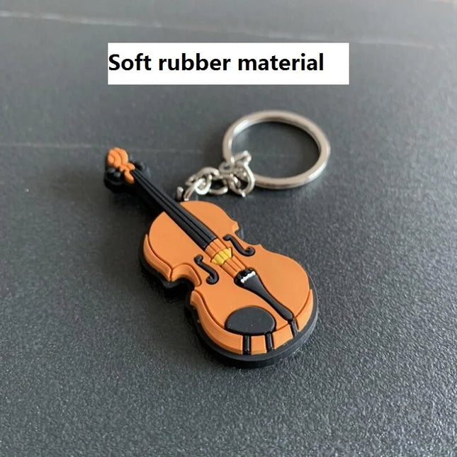 Worlds Smallest Violin Keychain