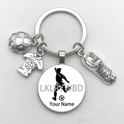 Personalized Soccer Keychains