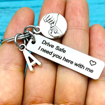 Drive Safe Keychain For Him