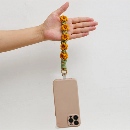 Macrame Flower Keychain