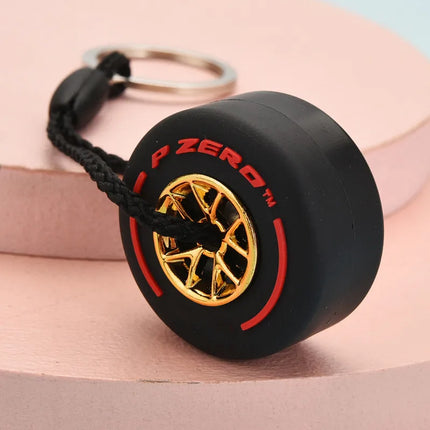 F1 Tire Keychain