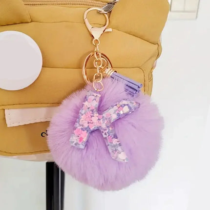 Resin Letter Keychain