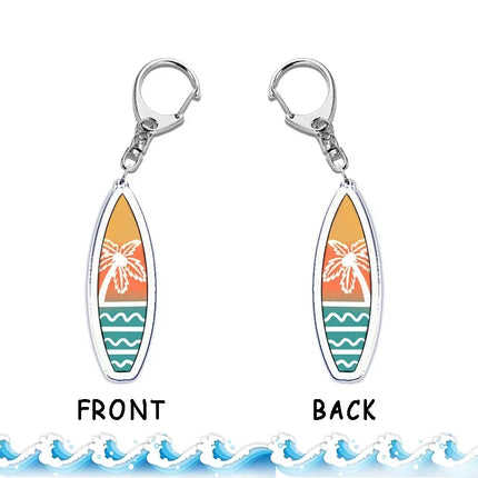 Surfing Keychain