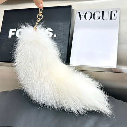 Fox Tail Keychain