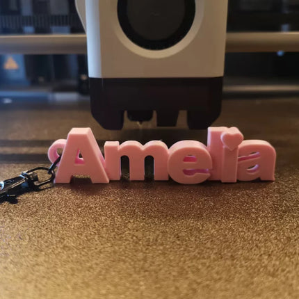 Name Keychain For Backpack