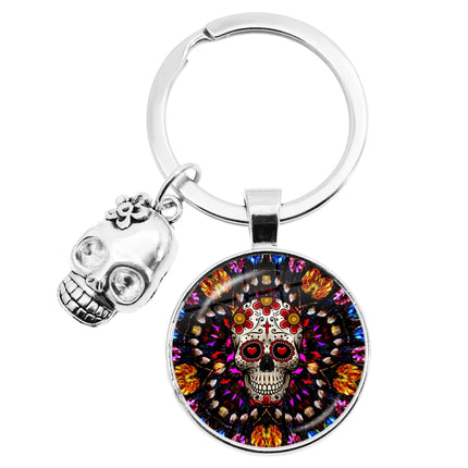 Sugar Skull Keychain