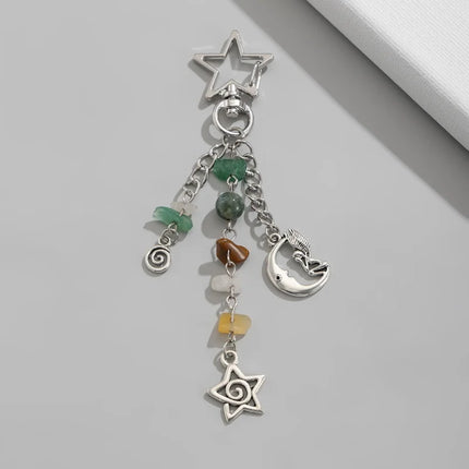 Sun And Moon Keychain